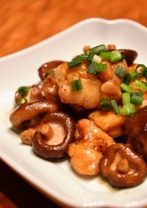 鶏肉と椎茸だけの照り☆照り炒め-レシピのメイン写真