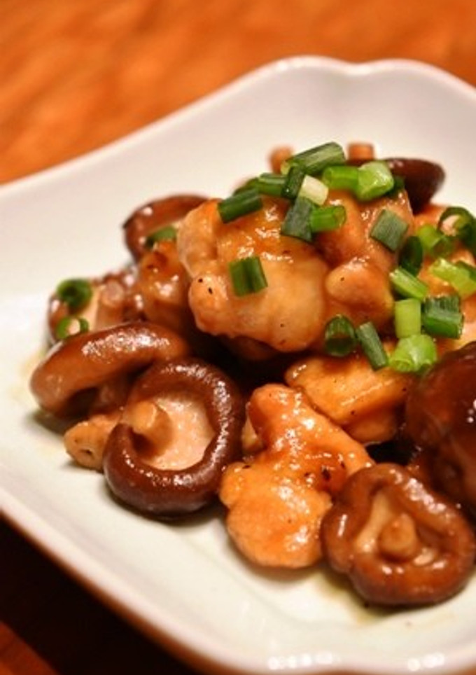 鶏肉と椎茸だけの照り☆照り炒め-レシピのメイン写真