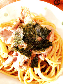 初心者でも簡単!あのご飯のお供でパスタ-レシピのメイン写真