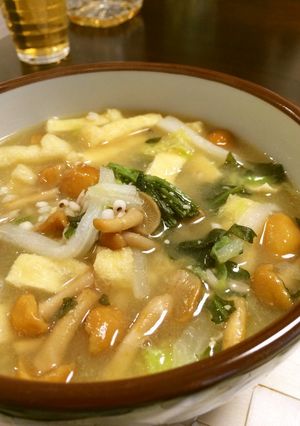 【低糖質な食事】雑穀と野菜のみそ雑炊-レシピのメイン写真