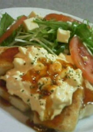 てりマヨたま☆豆腐ステーキ♪-レシピのメイン写真