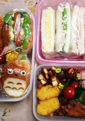 トトロのサンドウィッチ✲ピクニック弁当！-レシピのメイン写真