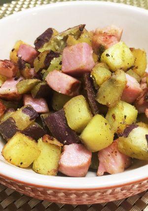 サツマイモとベーコンの炒め物-レシピのメイン写真