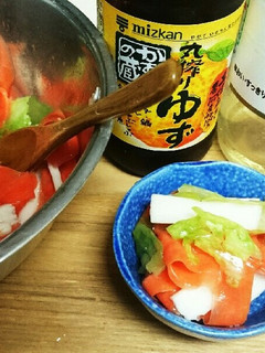簡単即席サラダ漬物-レシピのメイン写真