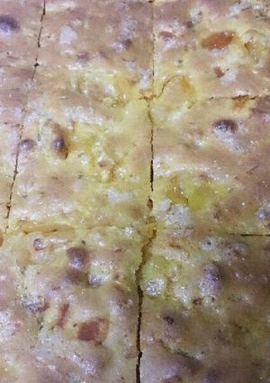 カボチャとミカンの天板ケーキ♪-レシピのメイン写真