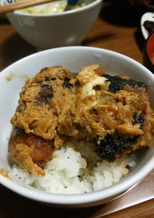 高野豆腐&豚こまで！ボリュームカツ丼風-レシピのメイン写真
