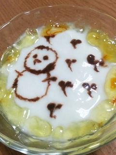 ヨーグルトアート*-レシピのメイン写真