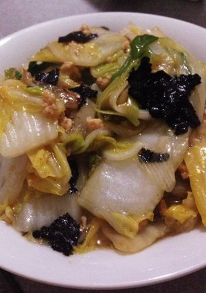 磯香る白菜炒め-レシピのメイン写真