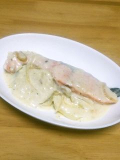 塩鮭deクリーム煮-レシピのメイン写真