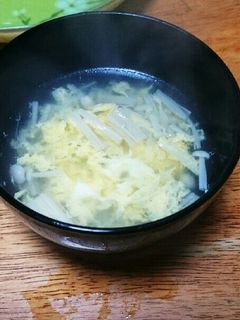 えのきかき玉汁-レシピのメイン写真