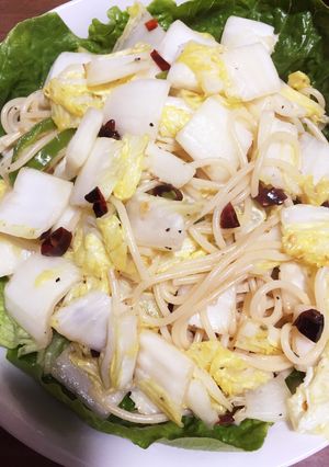 白菜のペペロンチーノ-レシピのメイン写真