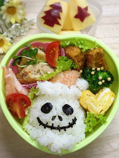 クリスマスキャラ弁・ナイトメアジャック-レシピのメイン写真