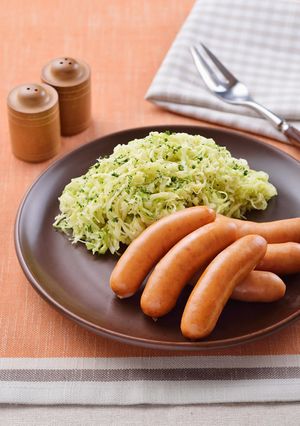 シャウエッセン♪ぱくぱくカレーキャベツ-レシピのメイン写真