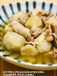 里芋と豚肉の甘辛煮-レシピのメイン写真