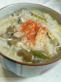 いつものうどん。揚げ玉・かき玉・ねぎ-レシピのメイン写真
