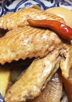 手羽先と大根スタミナ煮物-レシピのメイン写真