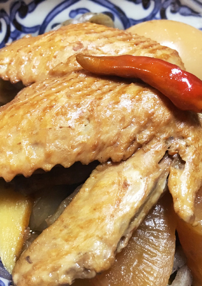 手羽先と大根スタミナ煮物-レシピのメイン写真