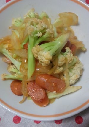 カリフローレのコンソメ炒め-レシピのメイン写真