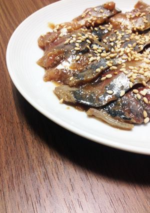 いつもと違う味☆アジの漬け☆ワインに♪-レシピのメイン写真