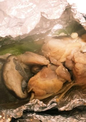 鶏肉とたらのホイル焼き-レシピのメイン写真