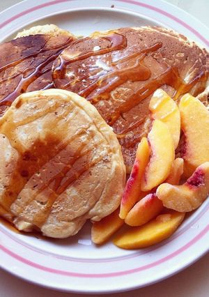 ネクタリンピーチのパンケーキ-レシピのメイン写真