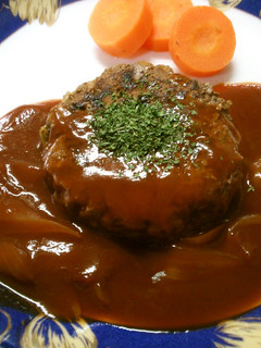 キャベツ入りハンバーグ♪手作りデミソース-レシピのメイン写真