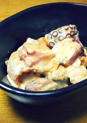 あっという間におつまみ☆ タコキムマヨ-レシピのメイン写真
