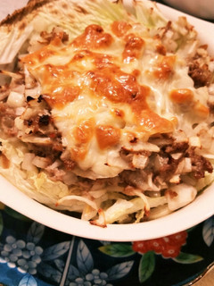 白菜と挽き肉のミルフィーユ焼き-レシピのメイン写真