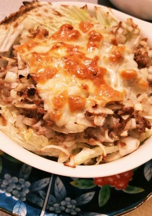 白菜と挽き肉のミルフィーユ焼き-レシピのメイン写真