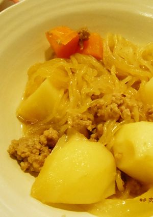ひき肉で♪肉じゃが-レシピのメイン写真