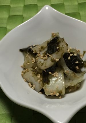 海苔と白菜の炒め和え-レシピのメイン写真