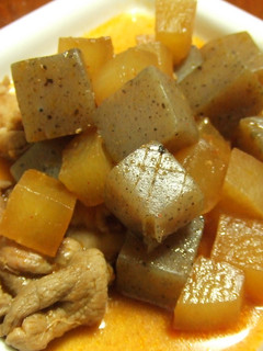 こんにゃく&大根&豚肉コロコチュジャン煮-レシピのメイン写真