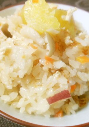 さつま芋の炊き込みご飯　簡単-レシピのメイン写真