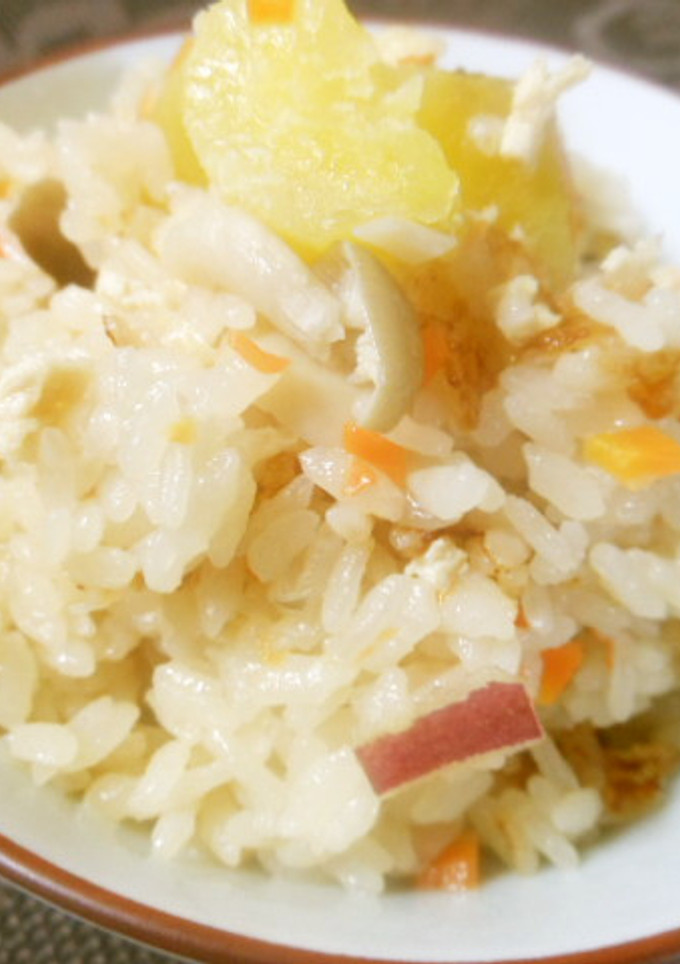さつま芋の炊き込みご飯　簡単-レシピのメイン写真