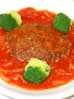 簡単!煮込みハンバーグ♪クリスマスの夕食-レシピのメイン写真