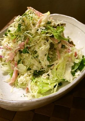 【低糖質おつまみ】カット野菜の簡単サラダ-レシピのメイン写真