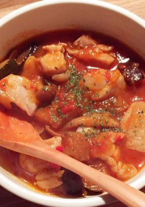＊チキンとナスとズッキーニのトマト煮-レシピのメイン写真