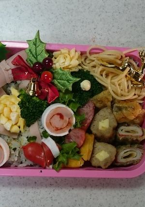 クリスマスリース弁当-レシピのメイン写真