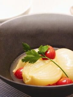 無添加◎簡単 玉ねぎの丸ごと煮(スープ)-レシピのメイン写真