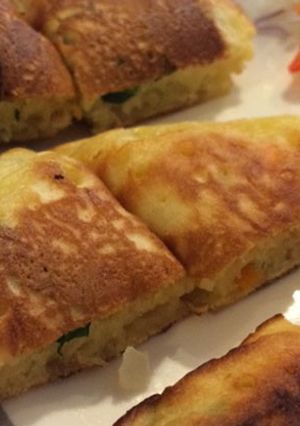 【野菜嫌いの子どもに】野菜パンケーキ-レシピのメイン写真