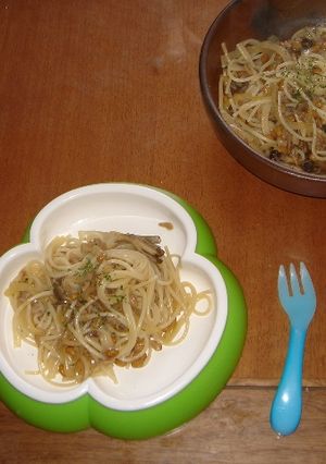 子供と一緒に！納豆とツナのパスタ-レシピのメイン写真