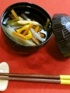 薬膳レシピ:金針菜とセロリのスープ-レシピのメイン写真