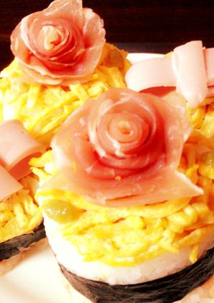 【簡単】ケーキ型いらずミニお寿司ケーキ♡-レシピのメイン写真