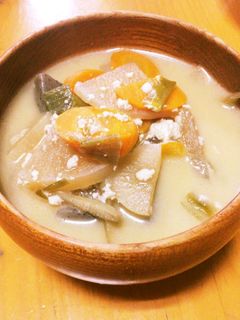 我が家のけんちん汁-レシピのメイン写真