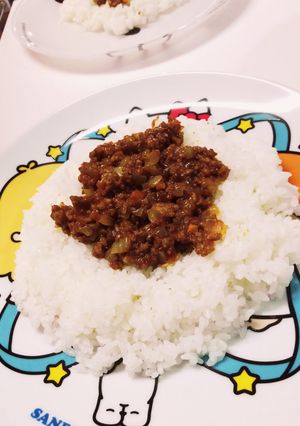 福神漬け入りキーマカレー❤-レシピのメイン写真