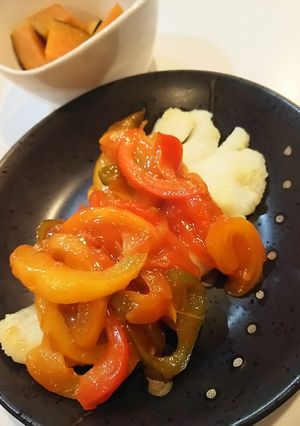 タラの野菜ケチャップ煮あんかけ-レシピのメイン写真