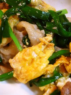 豚ニラ玉炒め-レシピのメイン写真