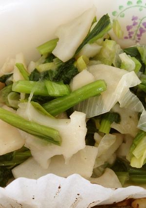 れんこんとねぎの炒め物-レシピのメイン写真