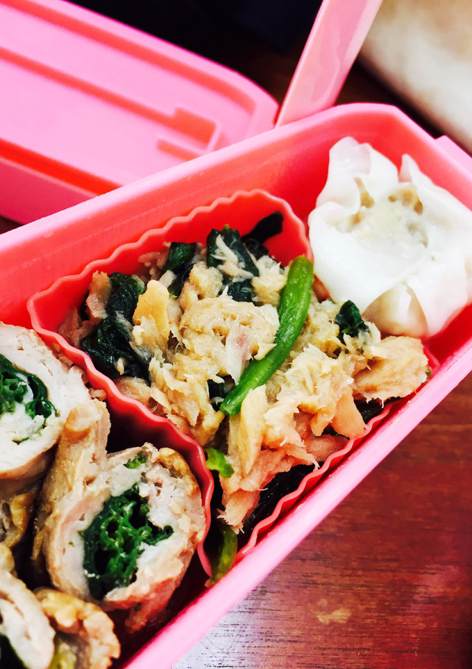ツナとほうれん草の麺つゆ炒め-レシピのメイン写真