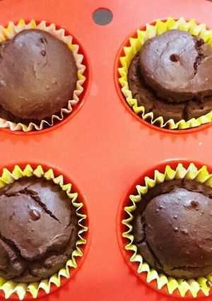 *しっとり米粉のチョコマフィン*-レシピのメイン写真